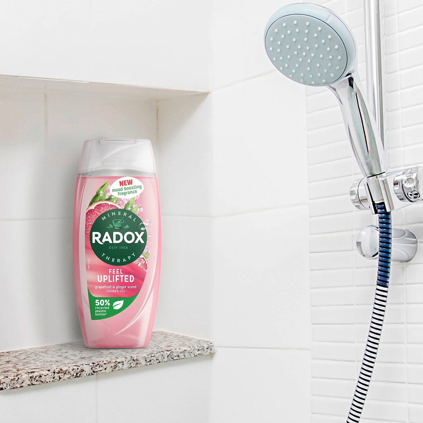 Radox Mineral Therapy Feel Uplifted Shower Gel with Grapefruit & Ginger Scent - 225 ml