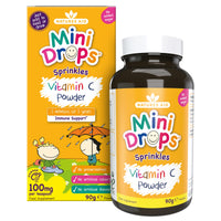 natures aid Natures Aid Mini Drops Sprinkles Vitamin C Powder for Infants & Children, 90g
