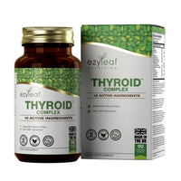 Ezyleaf Nutrition Ezyleaf Thyroid Complex | L Tyrosine Thyroid Support Supplement with Ashwagandha, Iodine, Zinc, Kelp, Sea Moss, Potassium Iodide, Guggul Extract & Selenium | 90 L-Tyrosine Capsules | UK ISO Certified