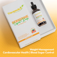 Therapeutico Berberine Supplement Liquid Drops | 3000mg | Mixed Berry Flavour | 99% Bio-Availability | Vegan | 60ml