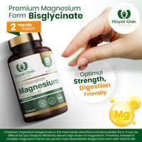 Magnesium (Bisglycinate) with Vitamin B6 x120 Capsules