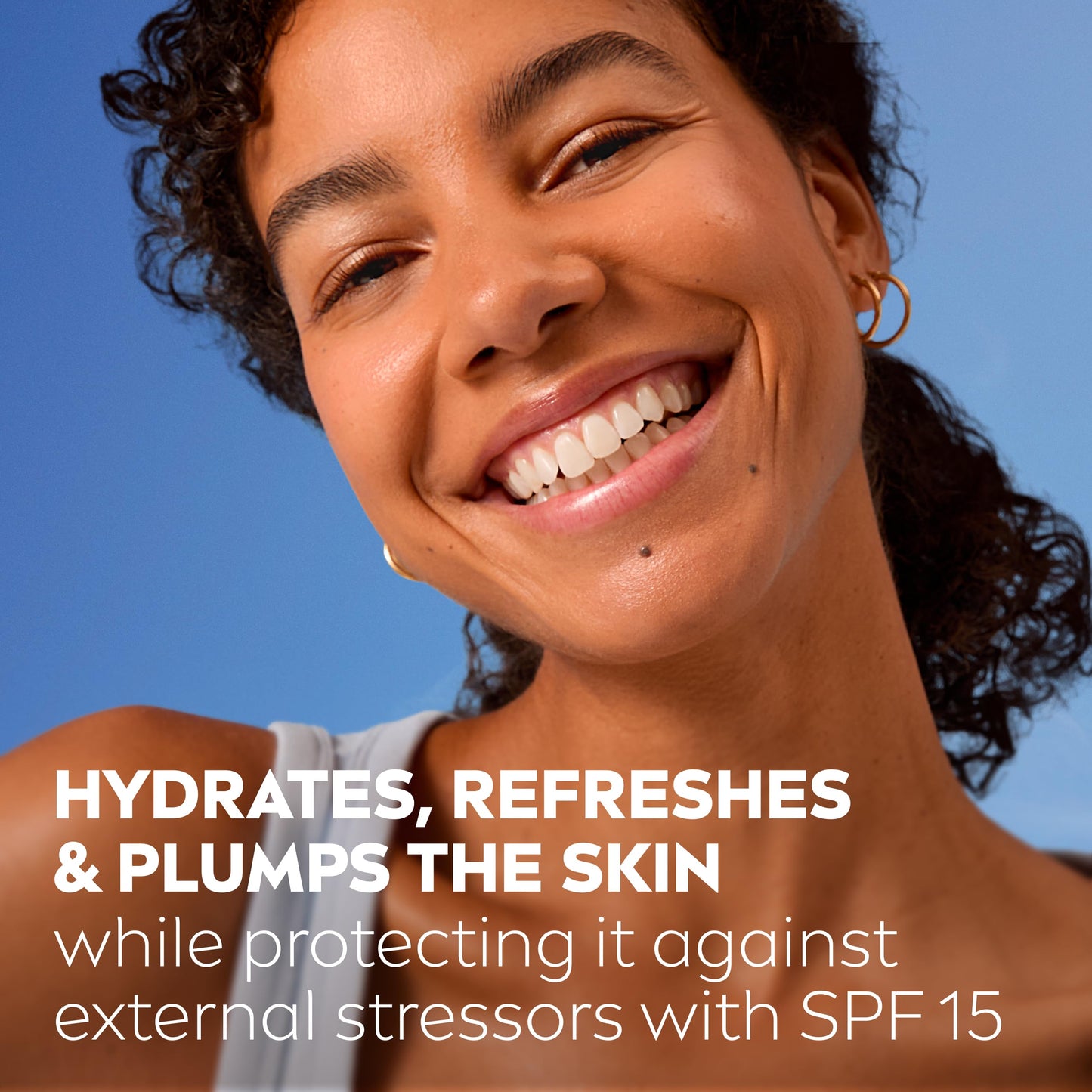 NIVEA Refreshing Day Face Cream SPF 15 (50ml), Hydrating Face Moisturiser with Aloe Vera and Hyaluronic Acid, Moisturiser with SPF for Normal Skin