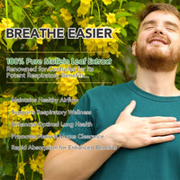 herlosfeel Mullein Leaf Extract for Lungs, 60ml Mullein Leaf Liquid Drops,Natural Mullein Drops for Lungs Cleanse, & Premium Mullein Leaf Extract Fast Absorption Rich in Chlorophyll Vegetarian & Health Supplemen