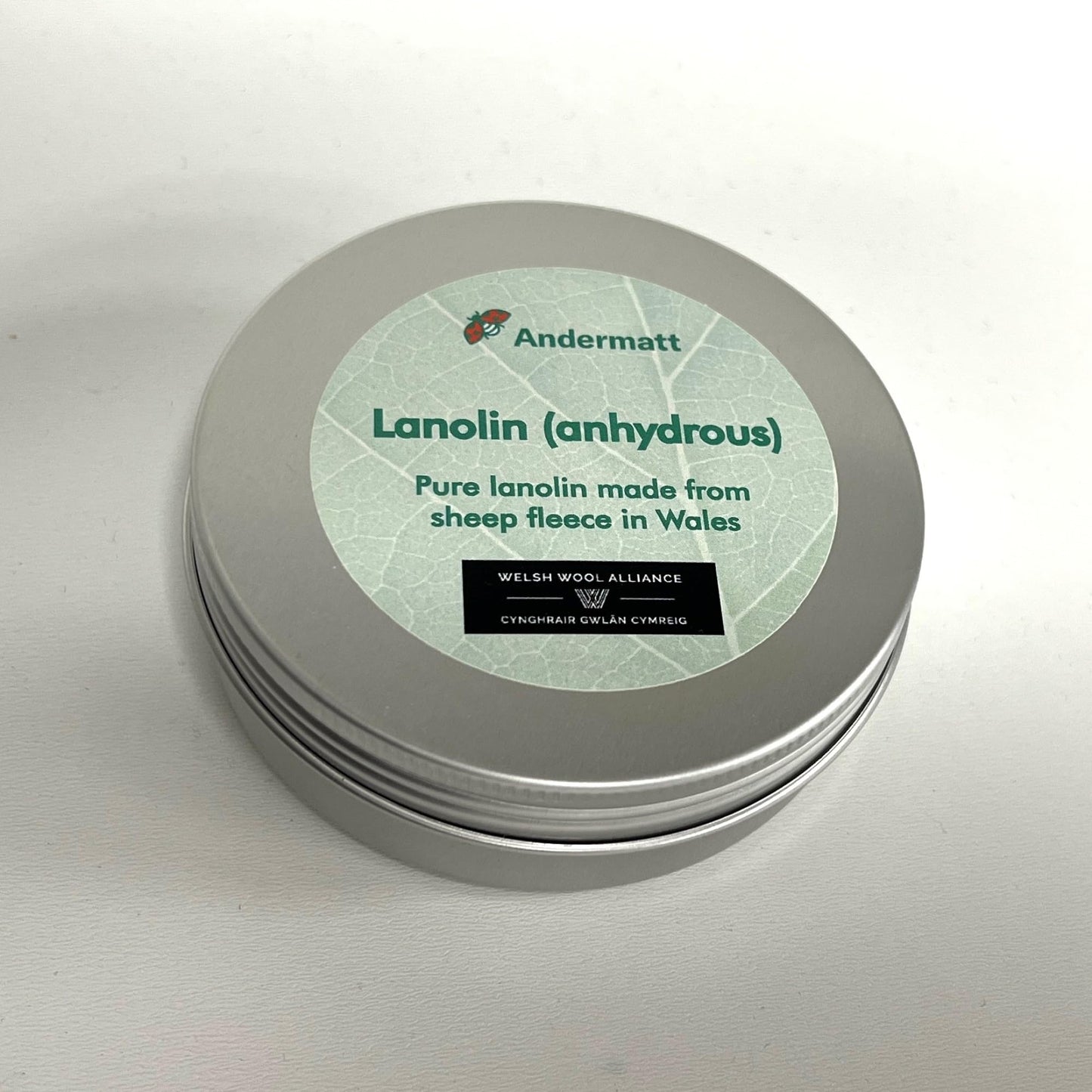 Andermatt UK Lanolin Pure 100g (Lanolin Anhydrous) Made in Wales