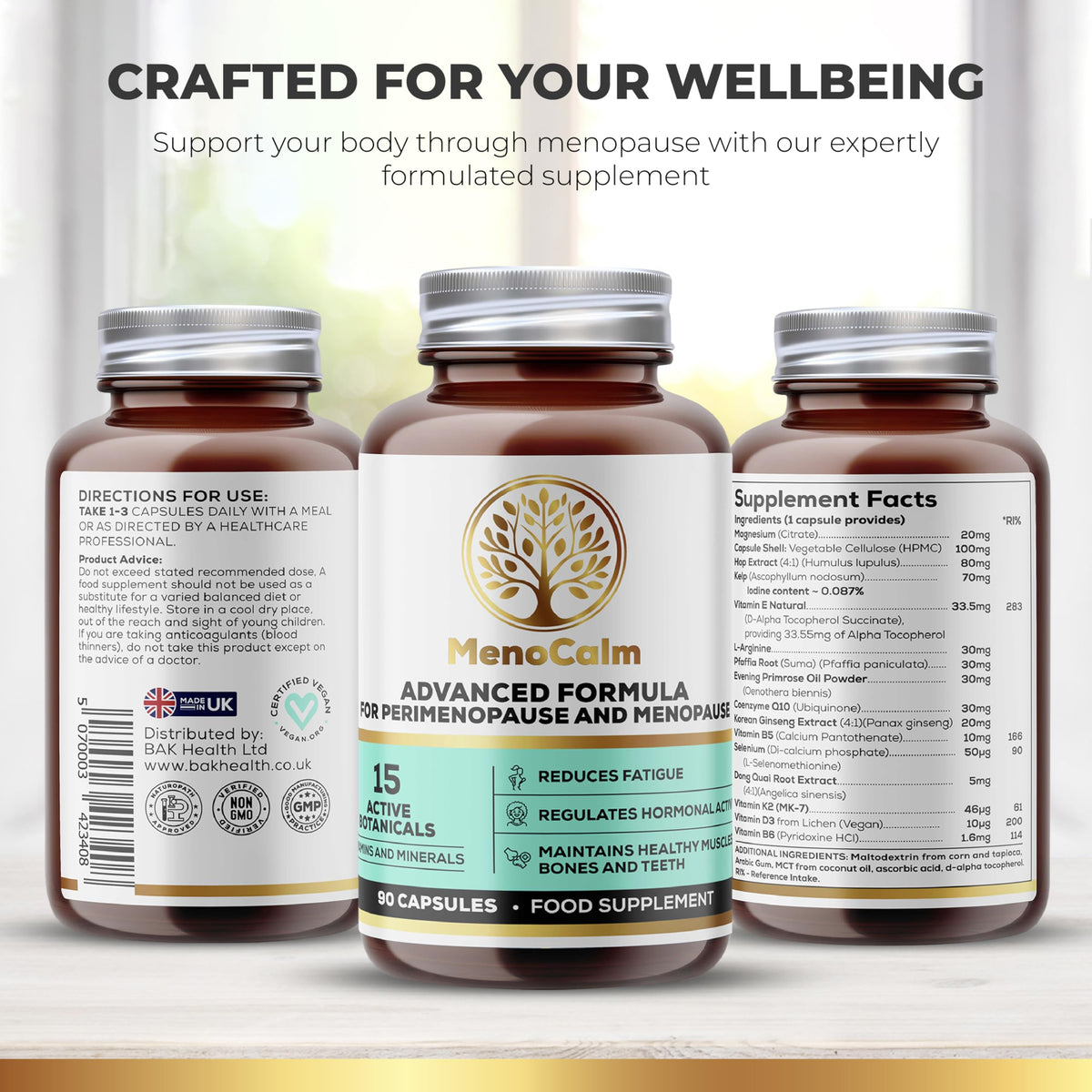 MenoCalm - Perimenopause and Menopause Supplement