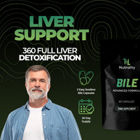 Nutrality Ox Bile Supplements UK | Gallbladder Support & Liver Detox | Bile Salts for Gallbladder | Digestive Aid for No Gallbladder | 30-Day Supply | 60 Capsules