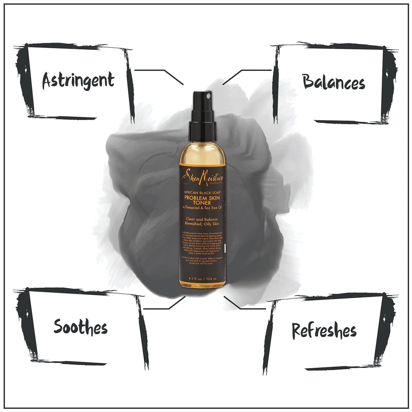 SHEA MOISTURE SheaMoisture African Black Soap Problem Skin Toner 12 g by Shea Moisture