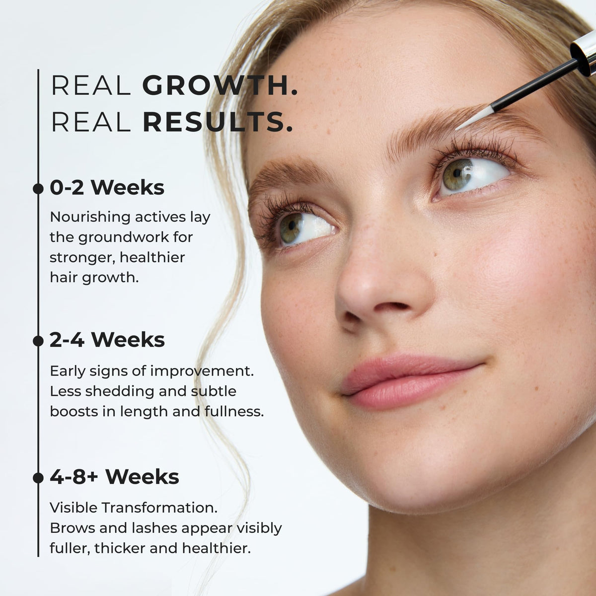 WUNDERBROW Wunderbrow Growth Enhancer Brow & Lash Serum, 2-in-1 Growth Serum For Fuller, Thicker, Healthier Eyebrows & Eyelashes, Clinically Tested Formula, Visible Results in 6-8 weeks