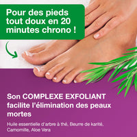Emtrix Foot Mask Socks All in 1, Moisturising Foot Mask with Natural Tea Tree Oil, Designed to Hydrate, Exfoliate & Soften Cracked Heels in 20 Minutes for Baby Soft Feet - (1 Pair)