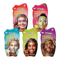 7th Heaven Variety Pack of 5 Clay, Cream & Peel-Off Face Mask – Hydrating & Moisturising Formula Suitable For All Skin Types – Vegan & Cruelty-Free Skincare gift set