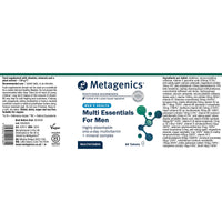 Metagenics Multi Essentials for Men Multivitamin - 27 Vitamins & Minerals for Men - Vegetarian and Vegan - 60 Tablets
