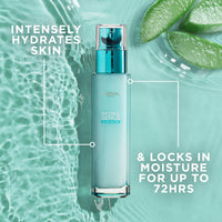 L'Oreal Paris Hydra Genius Hyaluronic Acid + Aloe Liquid Hydrating Moisturiser, Rehydrating and Reinvigorating Face Serum for Dry Skin [70ml]