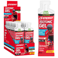 Enervit Sport Isotonic Energy Gel (Lemon with Caffeine, 24 x 60ml)