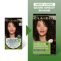 Clairol Natural Instincts Semi-Permanent No Ammonia Hair Dye, 7 Dark Blonde