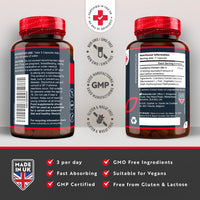 Max Strength Cranberry 37,500mg - 180 Vegan Capsules – Daily Supplement for Women – 50:1 Pure Cranberry Extract Supplement – Made in The UK by Nutravita