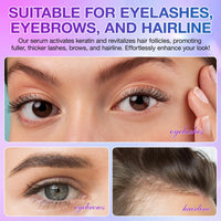 Generic Eyelash Serum For Fuller, Longer-Looking Lashes with Biotin & Keratin - 5ML Lash Enhancing Booster Serum for Thicker, Fuller & Longer Eyelashes, Daily Nourishing Formula