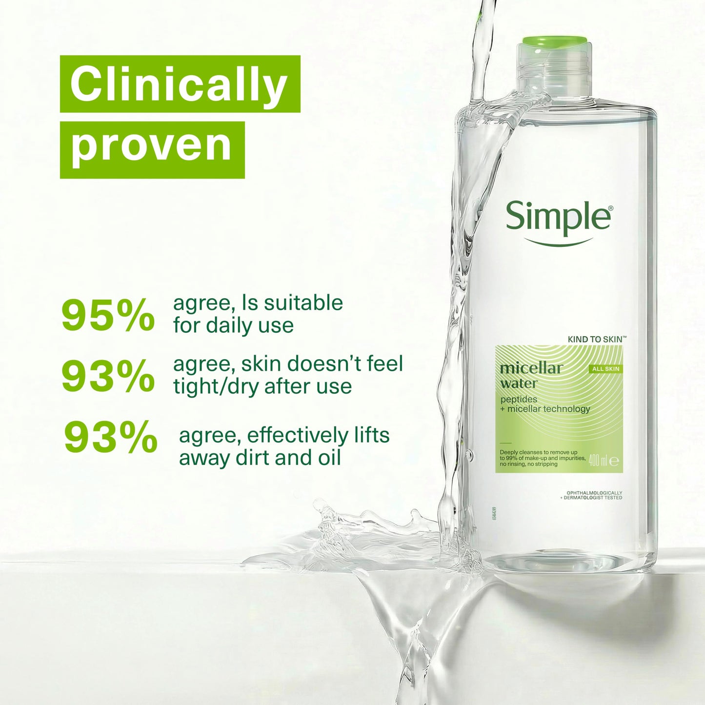 Simple Hydrating Micellar Water, 400ml