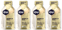 GU Gu Energy Running Gels - 4 Gel Taster Pack - Sports Energy Gels For Running , Cycling, Triathlon (Vanilla Bean), 32.0 gram
