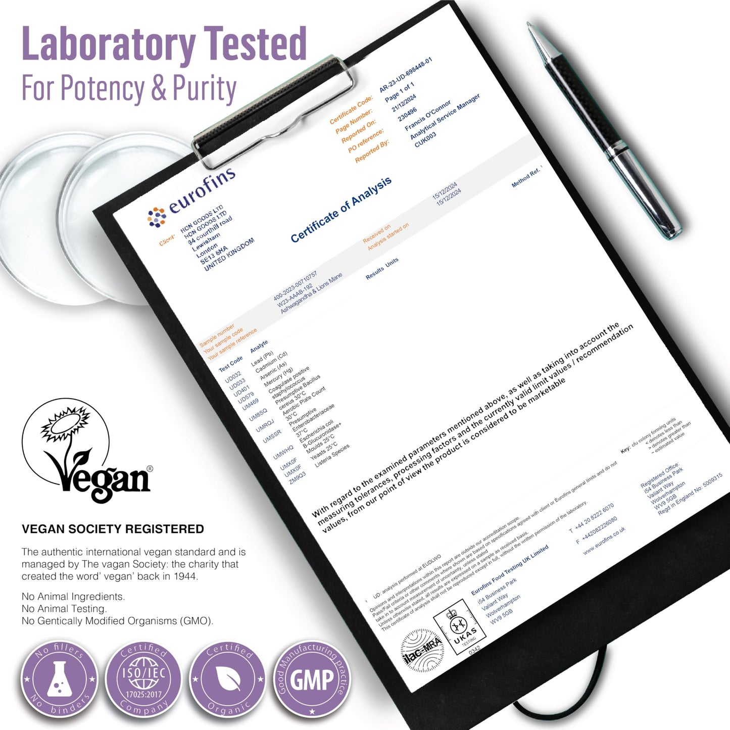 Healthier Options Ashwagandha KSM-66 and Lions Mane Gummies - High Strength 4700mg | All-in-One Gummies with Ginkgo Biloba, B6, B12 & Magnesium | Body, Mind & Cognitive Performance | Mixed Berries