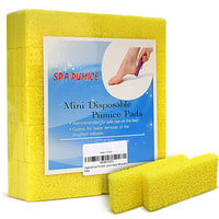 SALVMARY Disposable Pumice Stone for Feet Hard Skin Callus Remover Foot Scrubber Yellow 40 Pcs