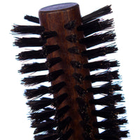l'artisan BROSSIER L'Artisan Brossier - Round Hairbrush Natural Bristle in Beech Wood 10 Rows – Handmade in France
