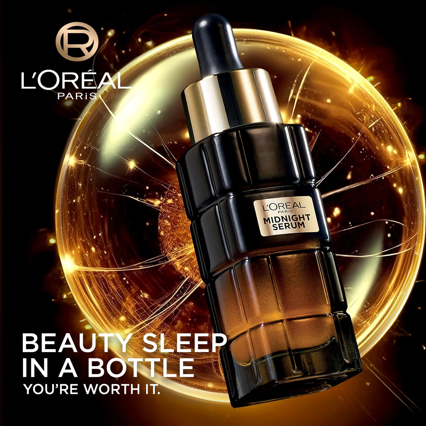 L'Oreal Paris Midnight Serum, Age Perfect Cell Renew, Night Serum, 30ml