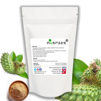 Nutrics® GRAVIOLA 10:1 Extract Powder 50g Soursop Fruit - Annona Muricata - Ten Times Stronger Than Powder - Suitable for Vegan Vegetarian