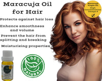 Nativilis Natural Essential Oils Nativilis Virgin Maracuja Passion Fruit Oil - (Passiflora Edulis) - Amazonian Rainforest Collection High Concentration Omega 6 - Sebum Regulating Properties Soothing on Skin Scalp - Copaiba Benefits