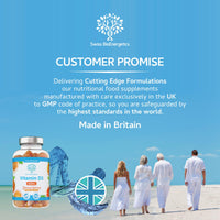 swiss bioenergetics Vitamin D3 Gummies 4000IU, 100µg - 60 Natural Orange Flavour Chewable Yummy Gummies - 2 Month Supply - Made in the UK
