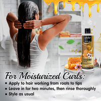 SNF Manuka Honey & Avocado, Sulfate-Free Hydrating Conditioner for Curls - Waves - Protective Styles 350ml