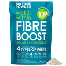 10g Fibre Supplement Powder, 1/3 NHS Daily Intake, 4in1 Insoluble & Soluble Fibre Powder (200g Bag, 30 x 5g Fiber) 4 Types of Fiber. Well Within. for Men, Women & Kids