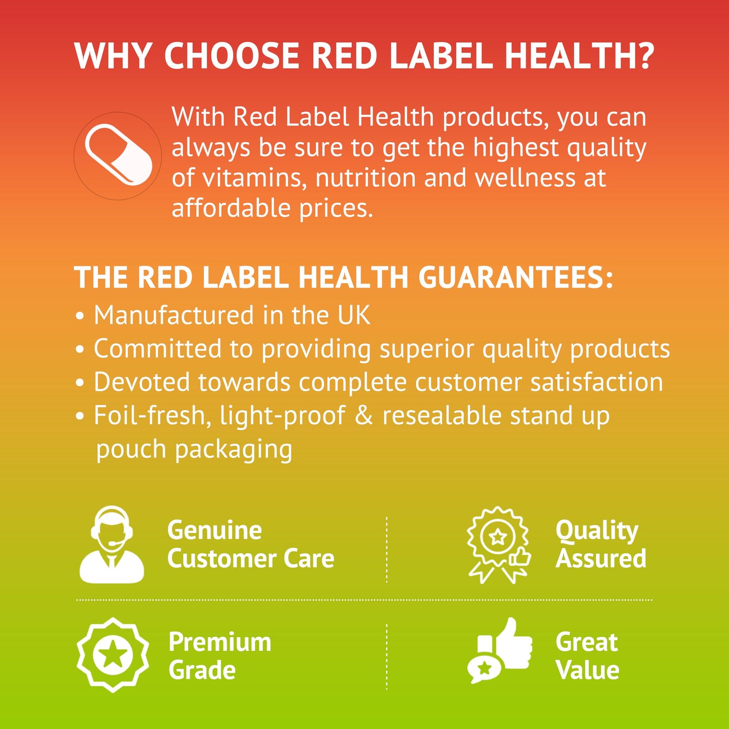 Multivitamin A-Z Essential Vitamins High Strength 360 Tablets - Suitable for Vegetarians & Vegan - Easy-to-Swallow for Men & Women - 1 Year Supply - Made in The UK by Red Label Health