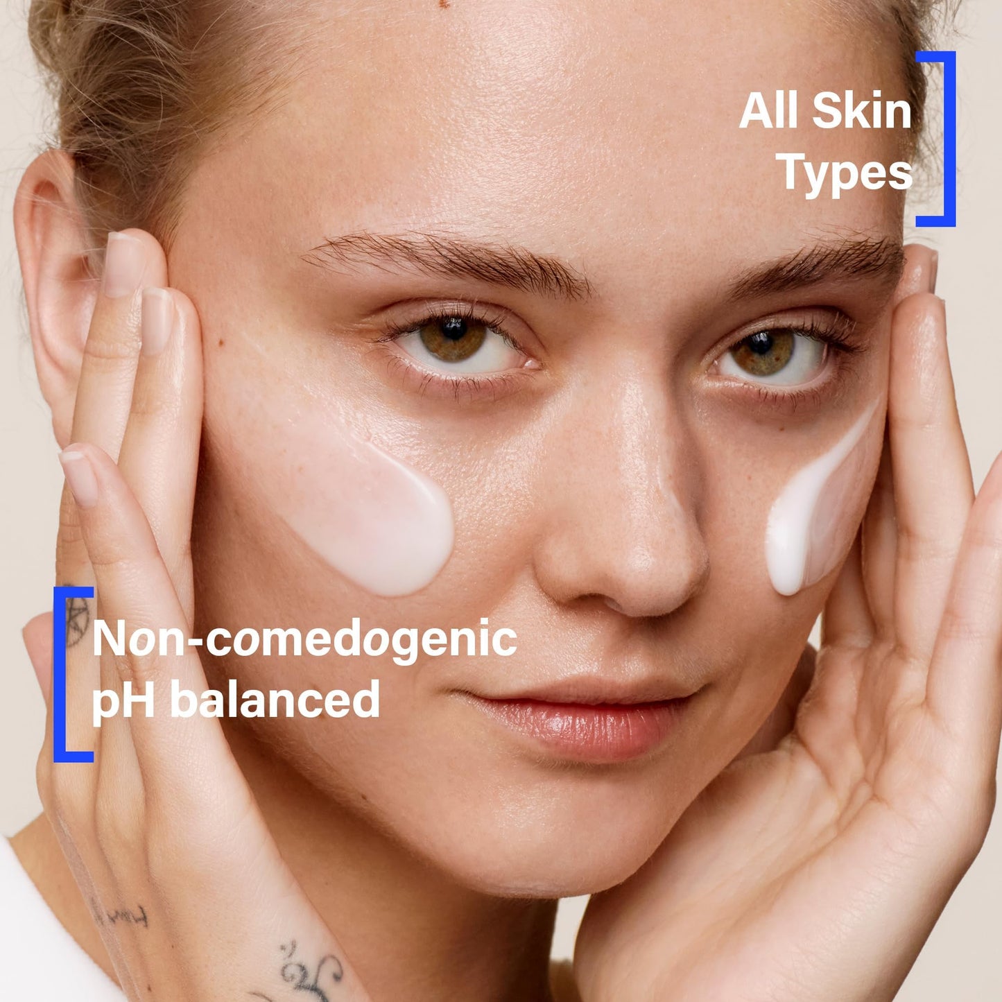 Coats Triple Moisture Water Cream – Lightweight, Oil-Free Face Moisturizer – Protects the Skin Barrier for Long-Lasting Hydration – Dermatologically Approved + Clinically Proven – 75ml