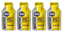 GU Gu Energy Roctane Energy Running Gels - 4 Gel Taster Pack - Sports Energy Gels For Running, Cycling, Triathlon (4 x 32g Sachets) (Lemonade)