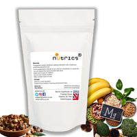 Nutrics® 800mg (per Capsule) Magnesium GLYCINATE 60 V Capsules - Strong One A Day - 100% Pure Highly Absorbable - Free from fillers, Binders & Bulking agens (60)