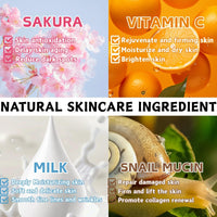 Cureluxe 27PCS Pamper Gifts for Women - Teenage Girls Gifts - Skincare Set with Face Mask,Sleeping Face Mask,Face Serum,Face Cream,Body Cream,Lip Mask,Eye Patch - Birthday Gifts for Women - Skin Care Gift Set