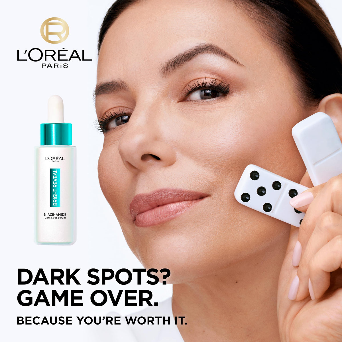 L'Oreal Paris10% Niacinamide Serum, Bright Reveal, Dark Spot Serum, 30ml