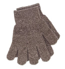 Bodylife Beauty Exfoliating Bamboo Wash Gloves, Bath/Shower Exfoliating Hand Mitt, Dead Skin Remover, Natural, Grey Carbonized Gloves