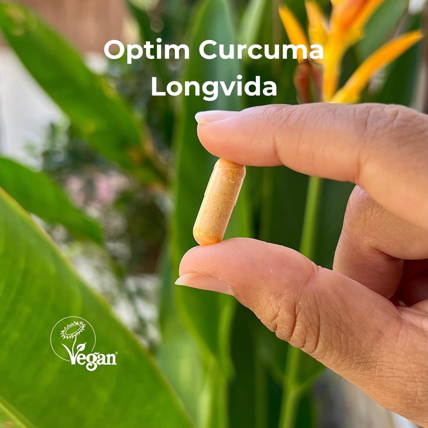 Optim OPTIM Curcuma Longvida Curcumin 45 Vegan Capsules SOYA Free | Natural Extract of Turmeric High Strength & Bioavailability| Supplement for Joint Comfort - Fatigue | NO Black Pepper NO Piperine