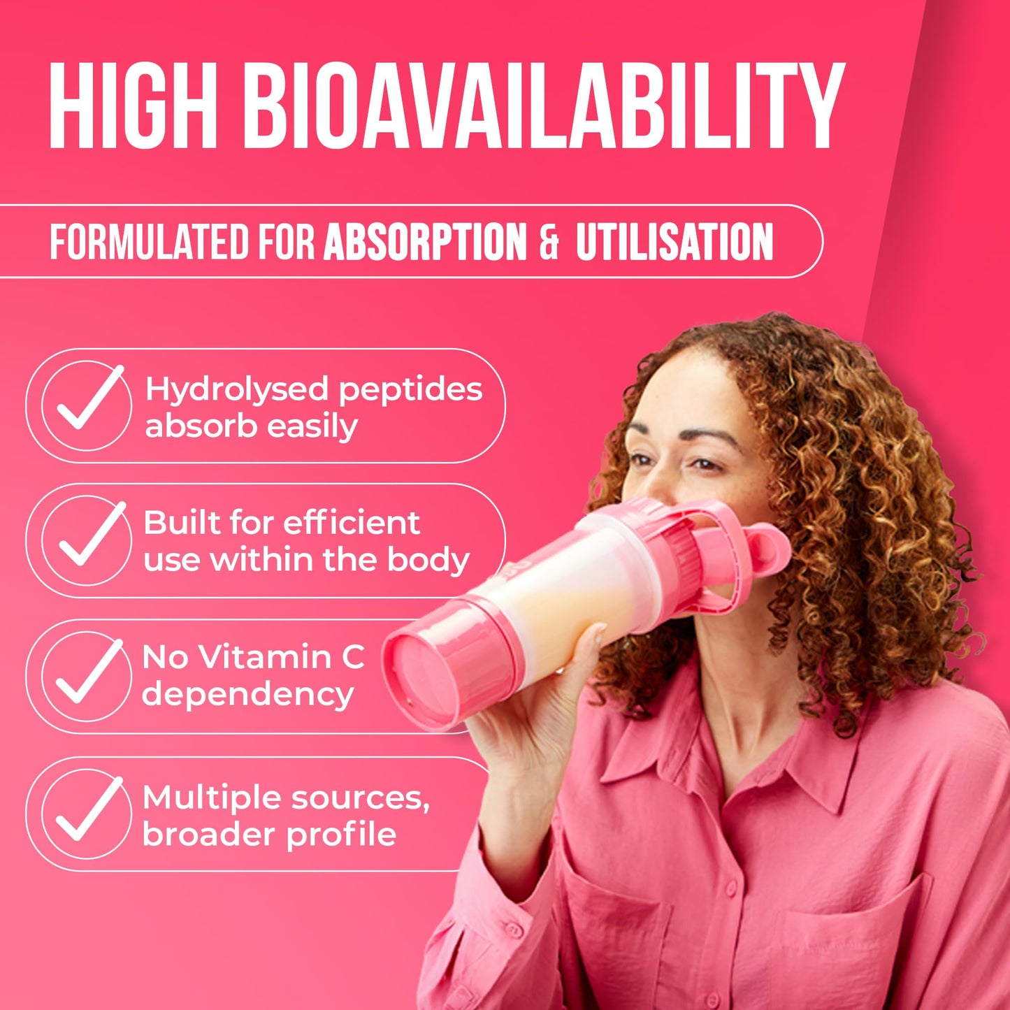 So Body Co SoBodyCo Unique 6 Types of Collagen Powder 300g, Collagen Supplements for Women, Pure Unflavoured Premium Hydrolysed, Peptides Powder for Hair Skin Nails Muscles