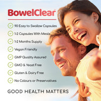 Kula Nutrition BowelClear - Strong Colon Cleanse Detox – Fast-Acting Herbal Laxatives for Constipation Relief in Adults - Natural Stool Softener with Aloe Vera, Fibre for Regular Bowel Movements - 90 Vegan Capsules