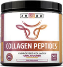 Nu U Nutrition Collagen Powder 500g - Hydrolysed Collagen Peptides Powder - High Protein Bovine Collagen Supplement - Grass Fed, Halal Certified - Rich in Amino Acids - for Hair, Nails & Skin - Zhou Nutrition