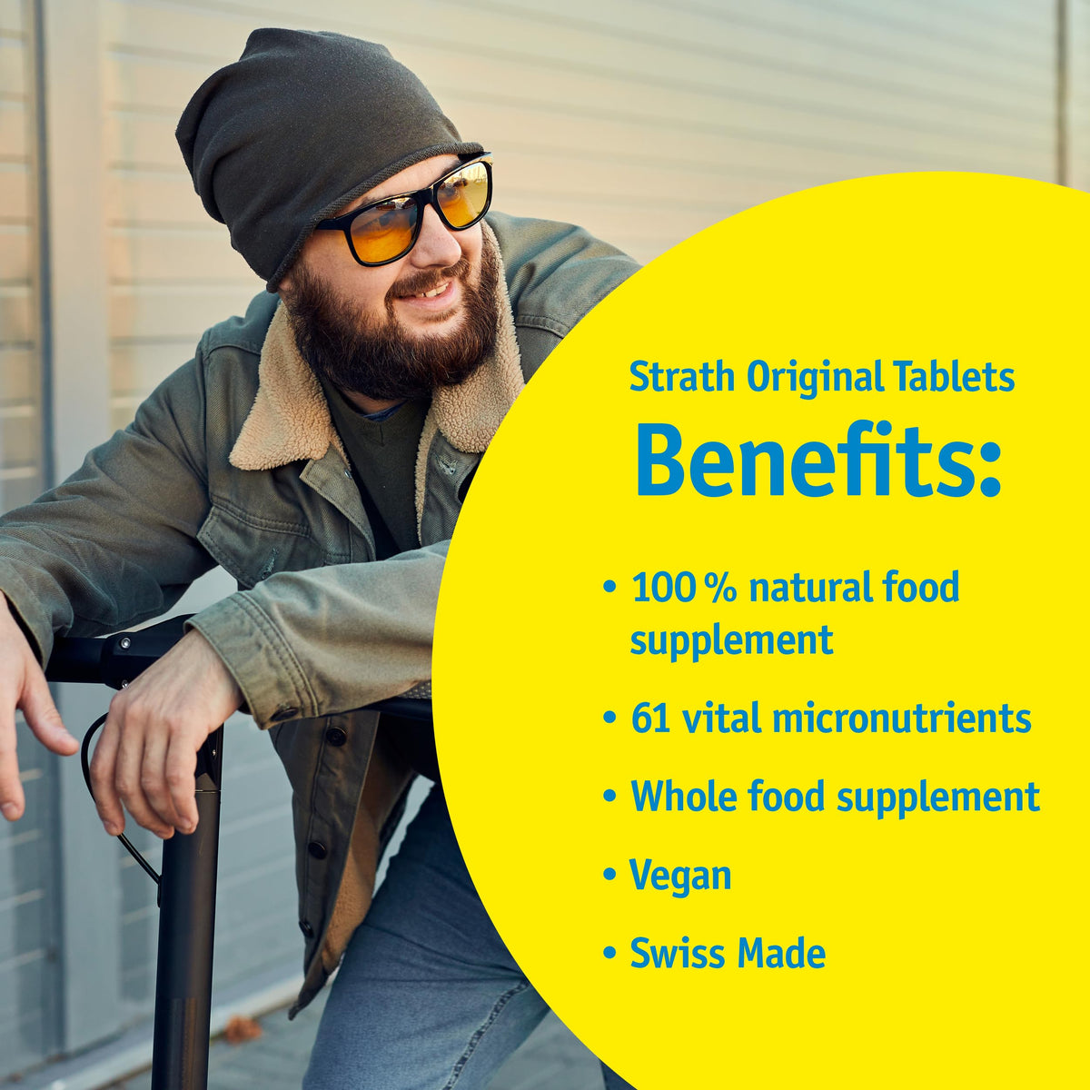 Strath Tablets (200) - Herbal Yeast Supplement with 61 Nutrients, Vitamins & Minerals, Daily Nutritional Superfood, Suitable for Men & Women Digestion & Immune Support, Pregnant & Breastfeeding