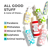 Spots & Stripes - Teen Skincare Duo for Boys, Effective and Natural Essentials for Teen and Young Skin, with Virgin Coconut, Cucumber and Aloe Vera, Super Gentle, Combats Blemishes (150ml and125ml)