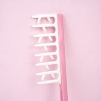 Invogue Brushworks Smoothing Curl Comb Pink