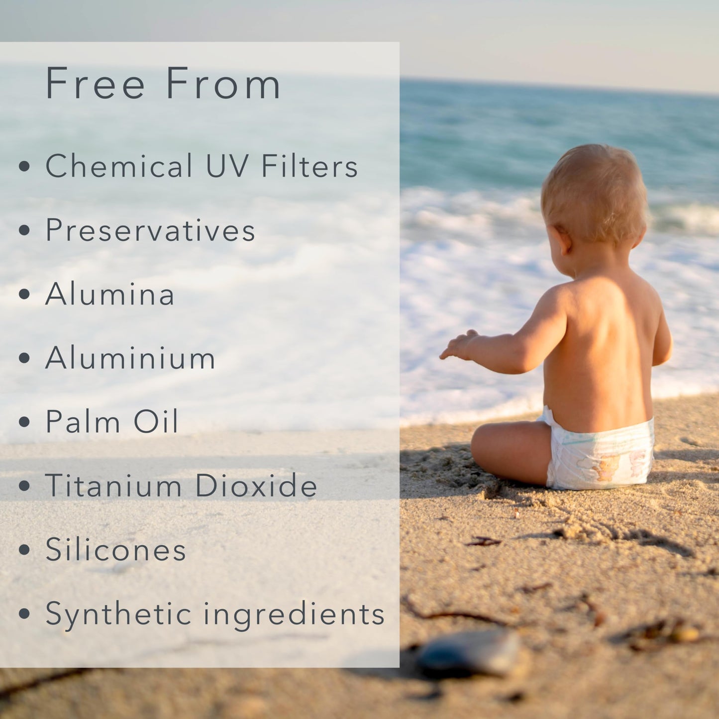 NEW - Baie Botanique Soleil Bébé - Organic Non-Toxic Mineral Baby & Children Sunscreen SPF 50 - Sunflower & Jojoba - Unscented - Natural - Vegan - No White Cast - Reef Safe - UVA/UVB - 110g