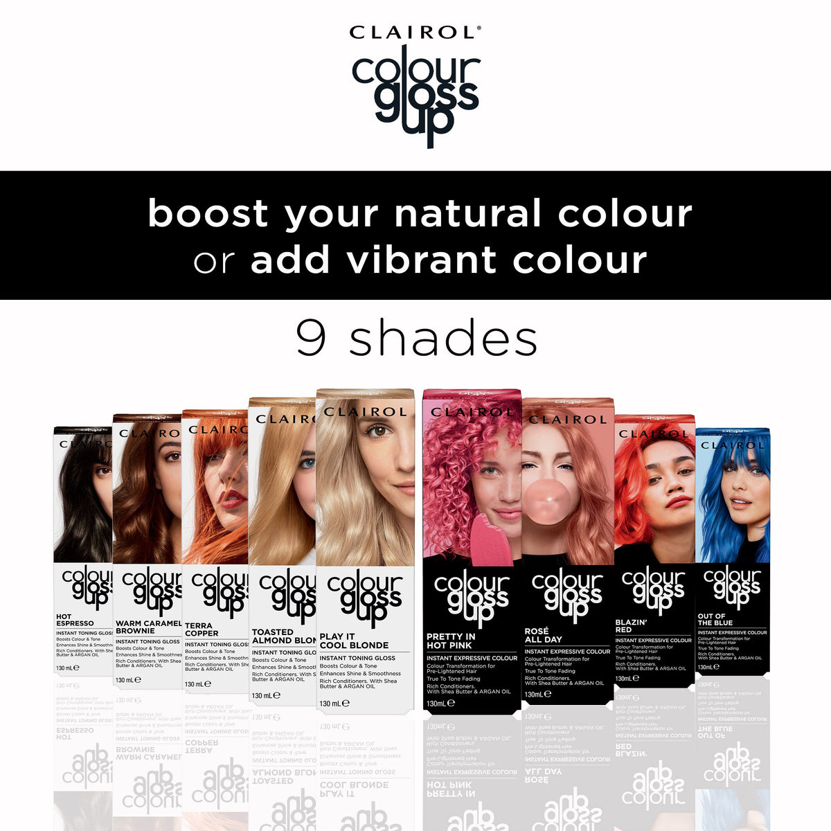 Clairol Colour Gloss Up Conditioner, Blazin Red, 130ml