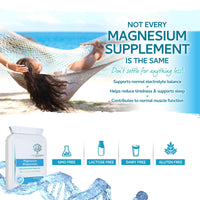 swiss bioenergetics Magnesium Bisglycinate (Glycinate) 500mg - 90 Highly Bioavailable, Maximum Absorption Capsules for Better Sleep, Muscle and Nerve Support Vegan & UK Made
