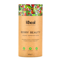 Rheal Berry Beauty 150g | 30 Servings | Nutritious Superfood Blend with Açai Berry & Acerola | Contains Your Daily Serving of Vitamin C | 100% Organic & Gluten Free | Plant Based | Certified B Corp