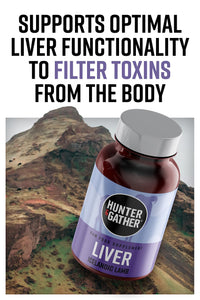 Hunter & Gather Nose to Tail - 180 Liver Capsules | Wild, Grass Fed Icelandic Lamb Ancestral Inspired Supplements| Raw Freeze-Dried Lamb | No GMO Feeds, Antibiotics Or Hormones